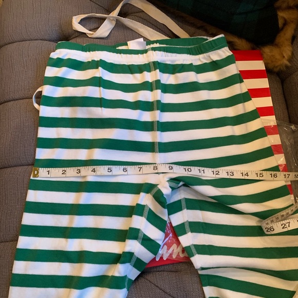 NWT HANNA ANDERSON XS HOLIDAY PJ’S
GREEN/WHITE STRIPES WITH RED SUPERSOFT - Picture 9 of 9